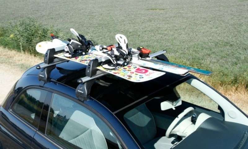 Car ski rack