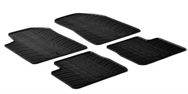 Rubber floor mats for car