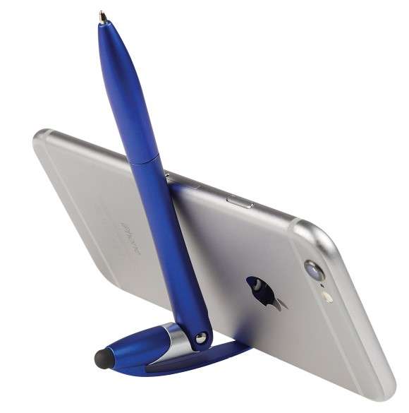The Yoga pen is packed with a stylus and rubberized barrel.