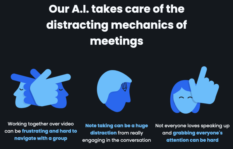 Headroom is one of several apps advertising AI as the solution for your messy virtual/video meetings.