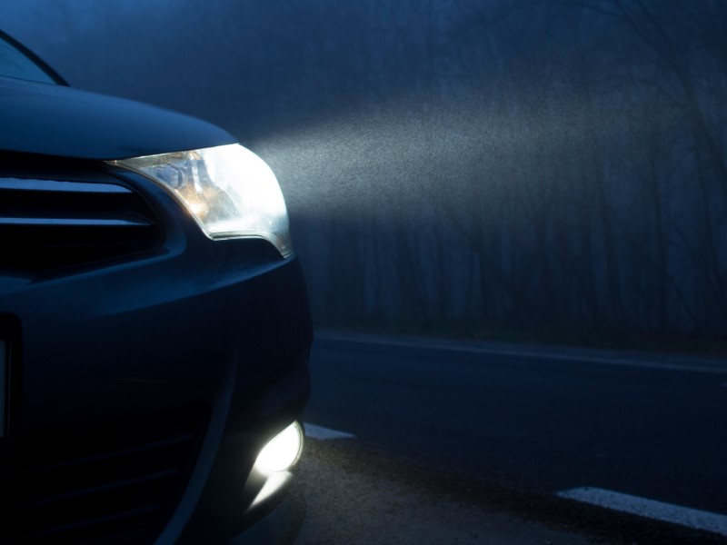 LED headlights work differently than halogen bulbs.