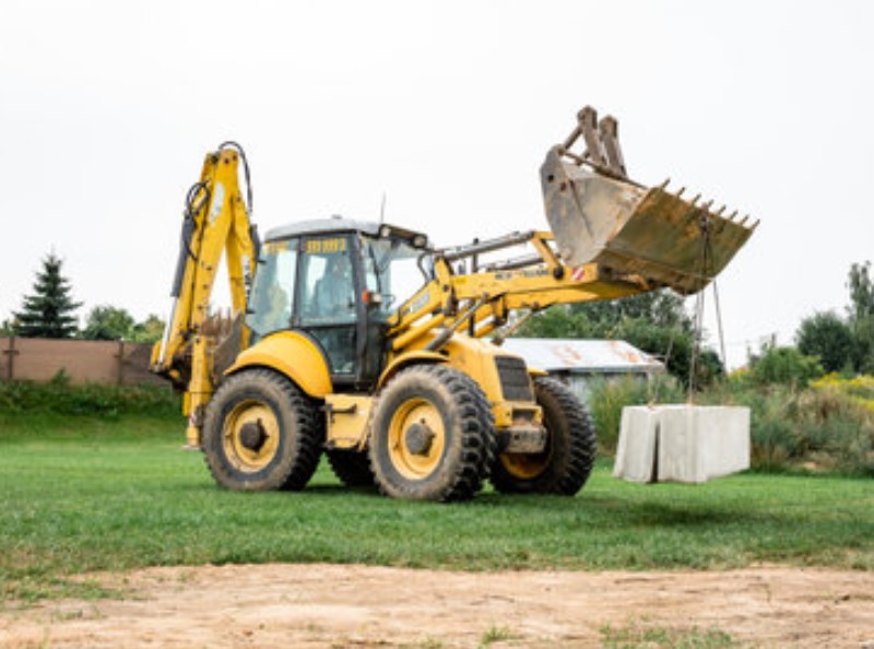 front loader arm of the tractor for many different purposes