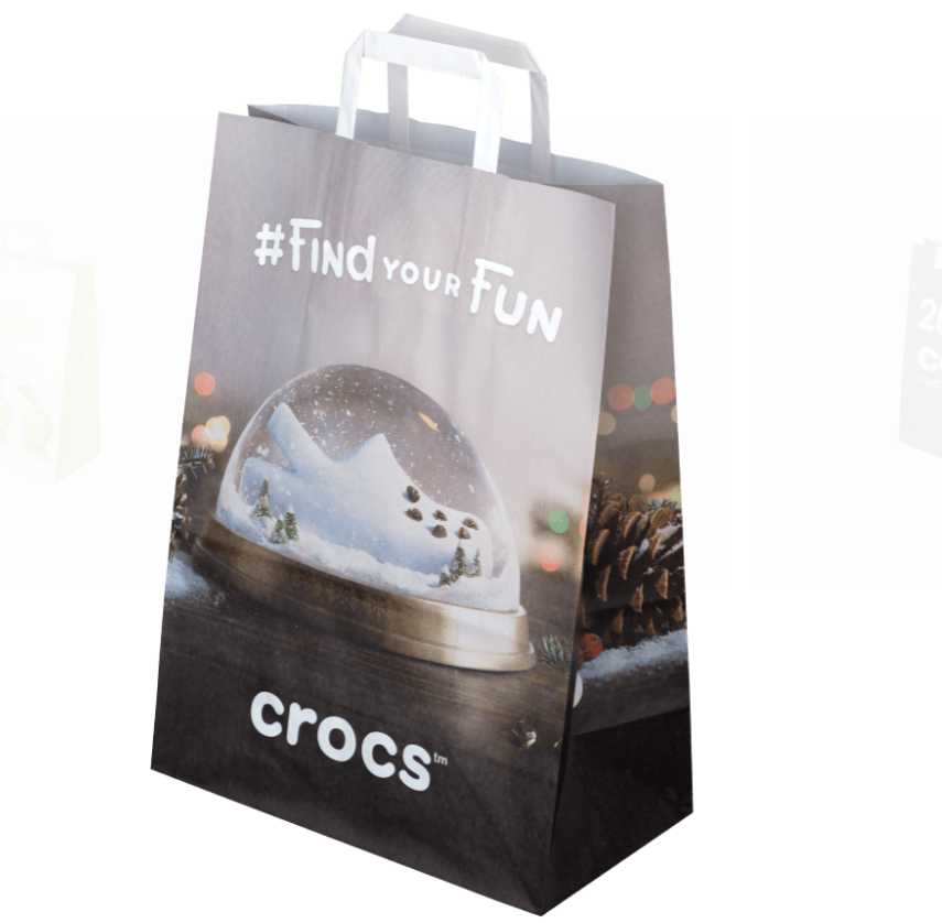 Printing on paper bags branding